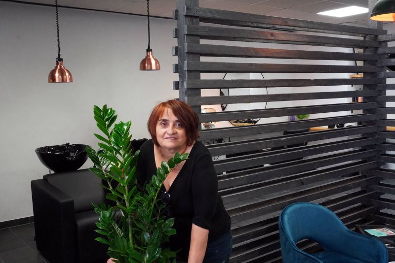 Innenansicht des Friseursalons am Kirchberg in Bonn